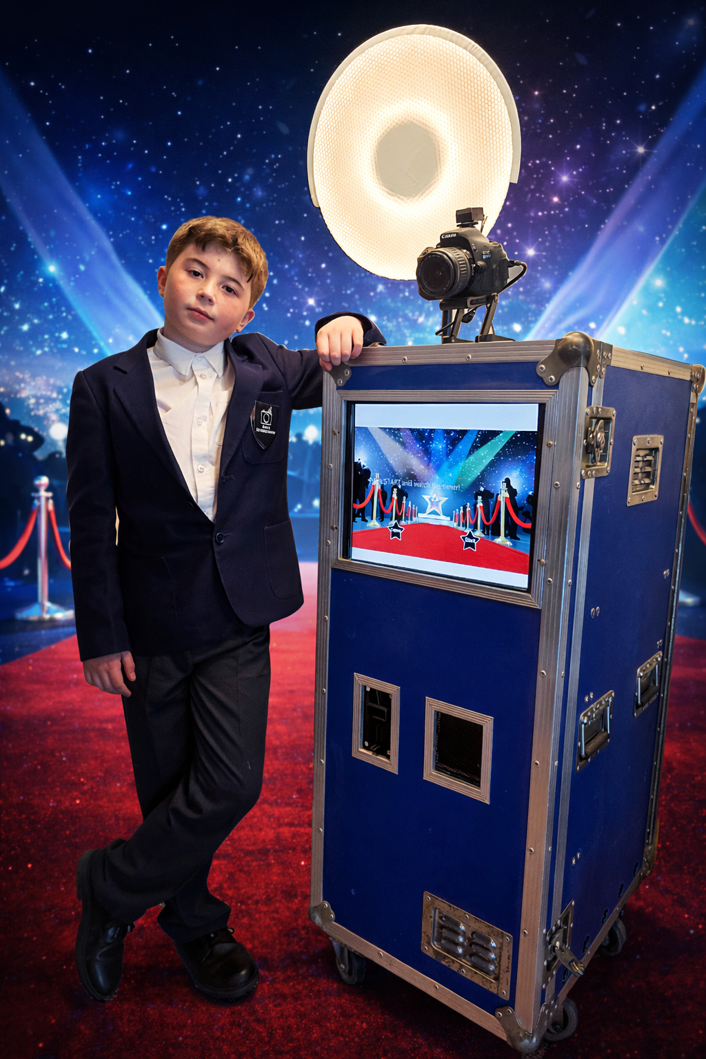 Beau with photobooth